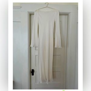 Stone Cold Fox Custom Montague Gown in Matte White Size 2